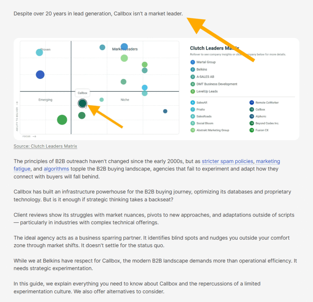 callbox review not a market leader